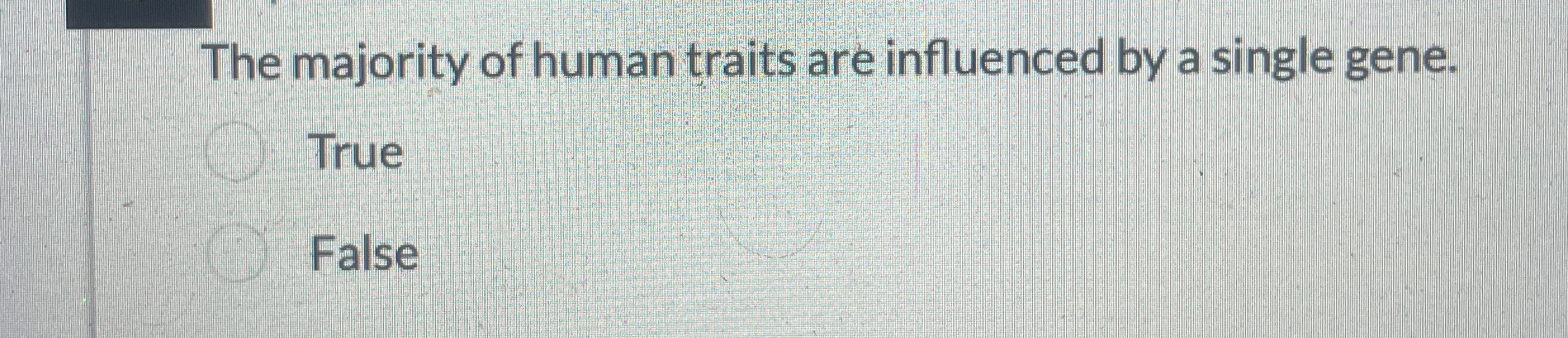 Solved The majority of human traits are influenced by a | Chegg.com