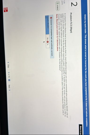 Solved Check my work mode : This shows what is correct or | Chegg.com