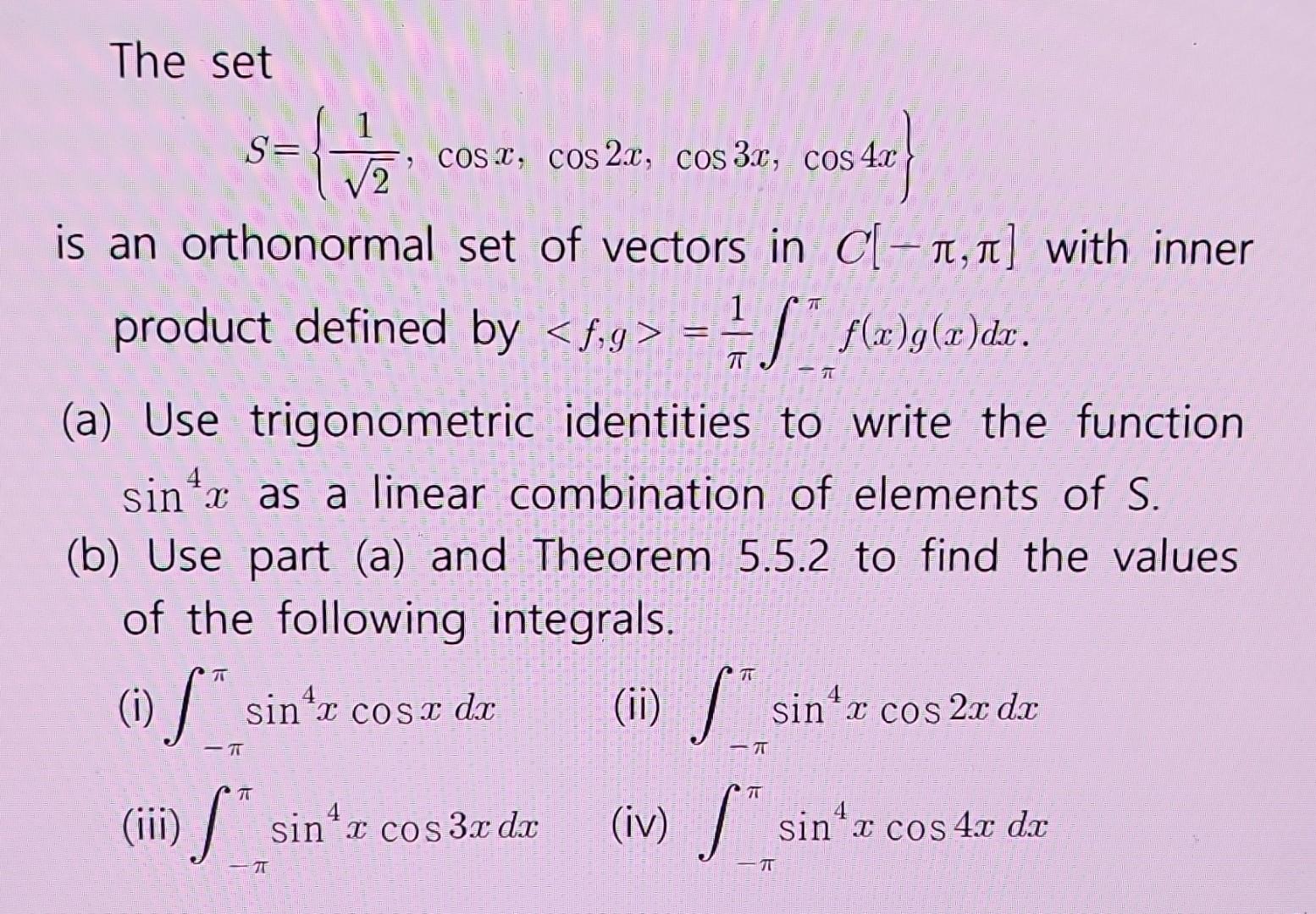 solved-the-set-s-21-cosx-cos2x-cos3x-cos4x-is-an-chegg