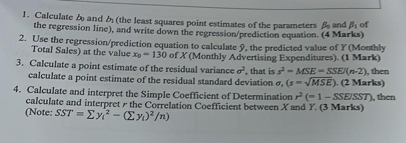 Solved Question 5: Simple Linear Regression Analysis (10 | Chegg.com
