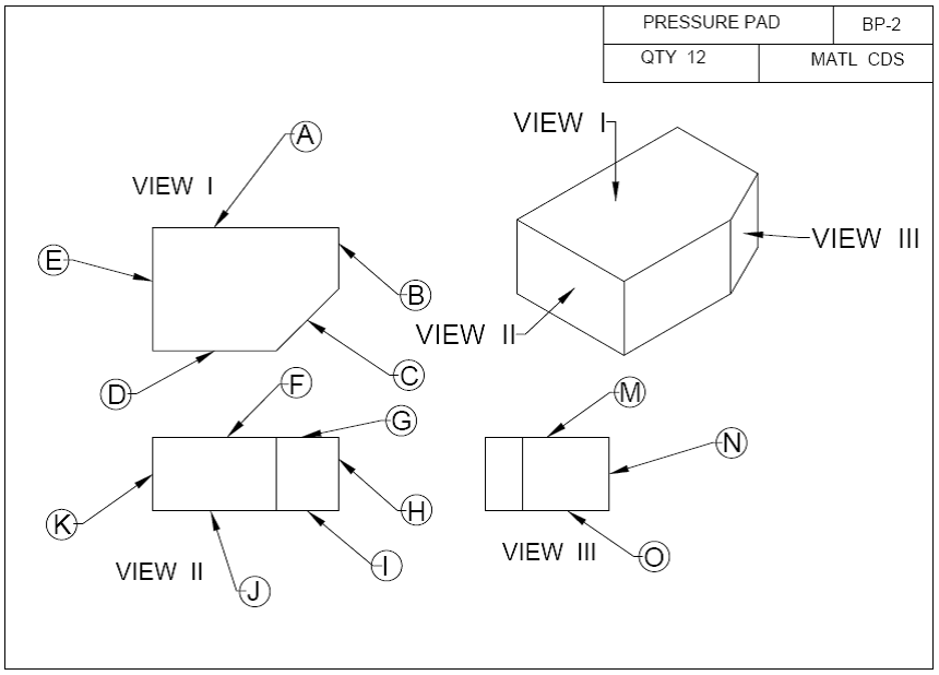 Solved: Chapter U2 Problem 3A Solution | Basic Blueprint Reading And ...