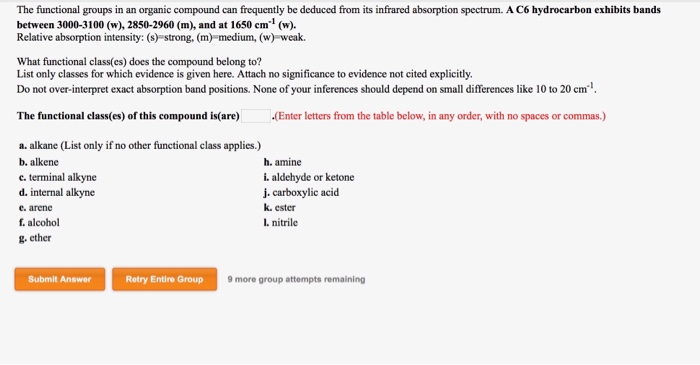 solved-the-functional-groups-in-an-organic-compound-can-chegg