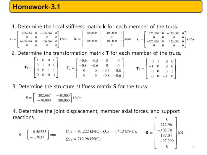 I am studying the Matrix Analysis of Structures 2nd | Chegg.com