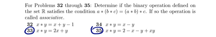 Solved For Problems 32 through 35: Determine if the binary | Chegg.com