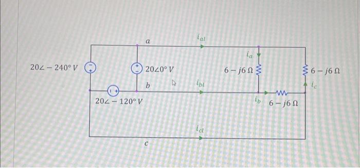 Solved Find the phase and line currents. Round answer to 2 | Chegg.com