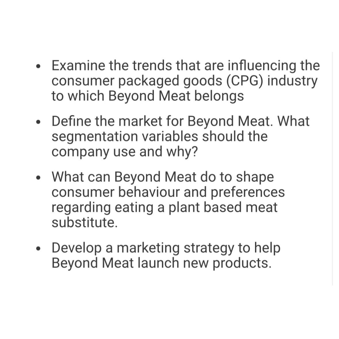 Solved Examine The Trends That Are Influencing The Consumer Chegg Com