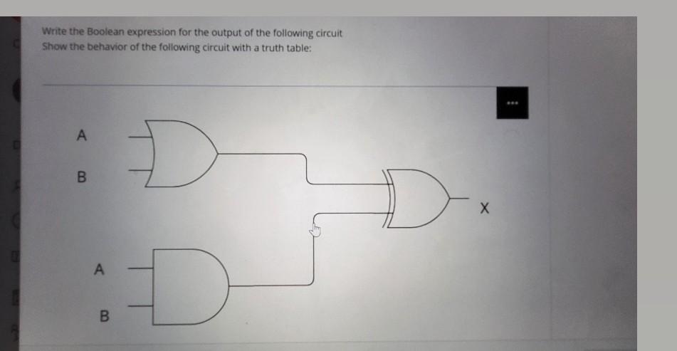 Solved Write the Boolean expression for the output of the | Chegg.com