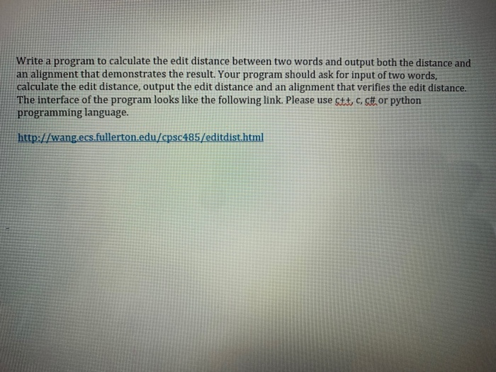 solved-write-a-program-to-calculate-the-edit-distance-chegg