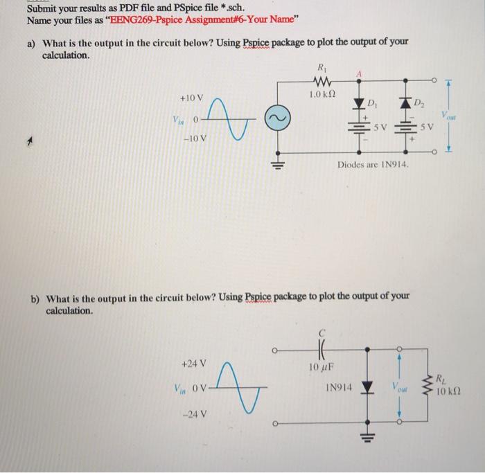 Solved can you please solve this using PSPICE show me the | Chegg.com