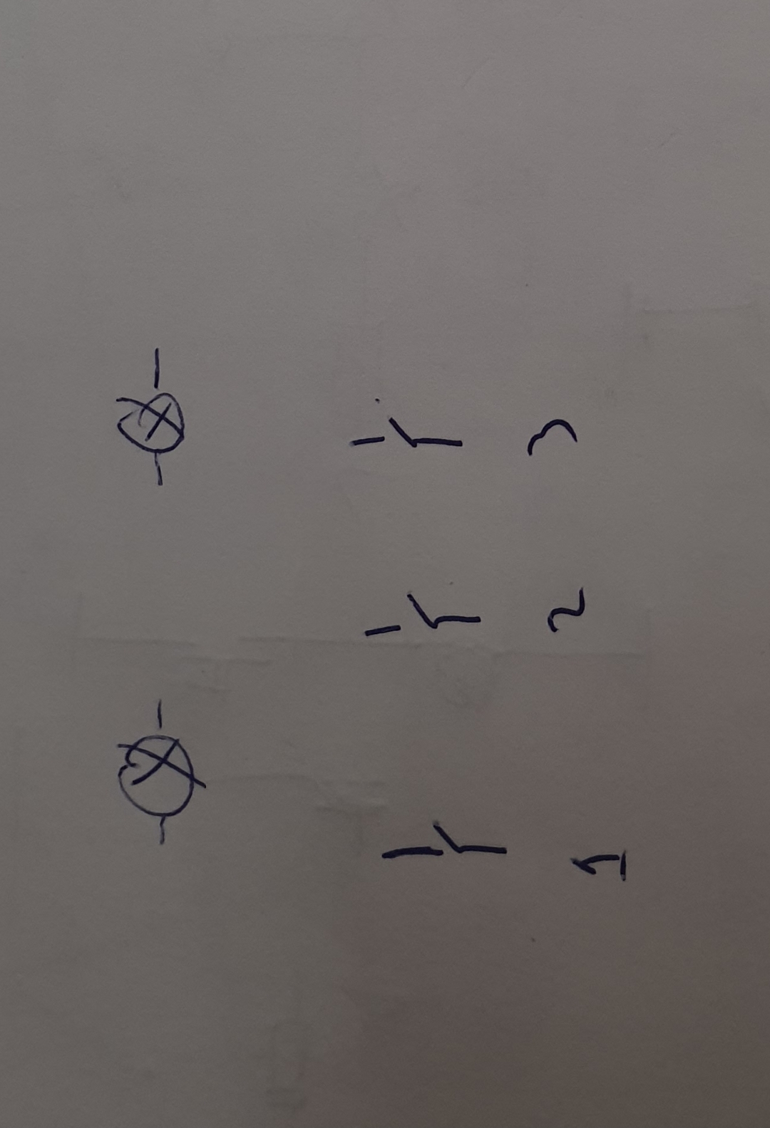 Solved Draw a circuit consisting of 2 ﻿lamps and 3 ﻿switches | Chegg.com