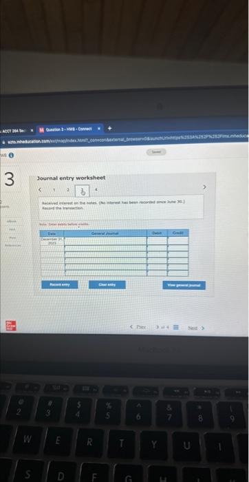 Journal Entry Worksheet Journal Entry | Chegg.com