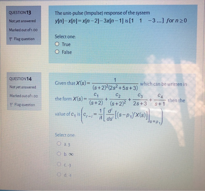 Solved Question 10 Answer Saved The Inverse Laplace Trans Chegg Com