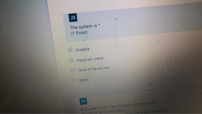 Solved automatic control questions , please solve fast I | Chegg.com