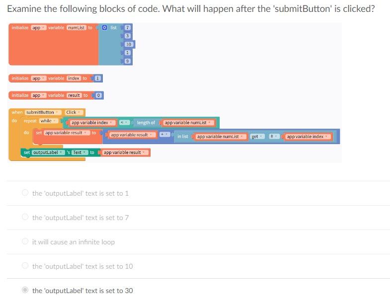 Solved Examine the following blocks of code. What will | Chegg.com
