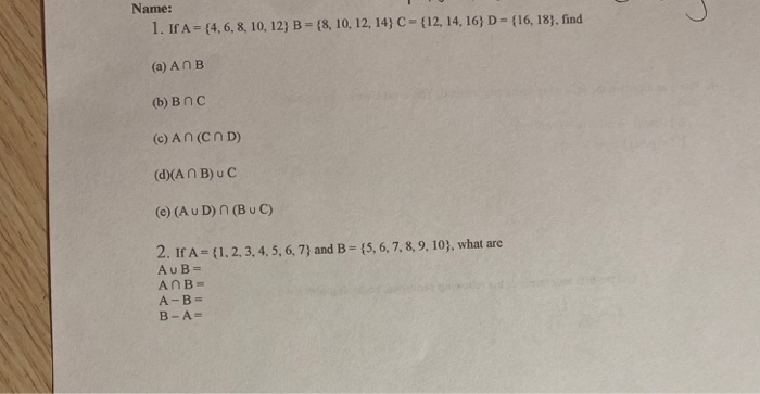 Solved 3. List the elements of following given sets in | Chegg.com