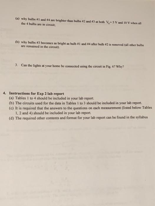 Solved Instructions for Exp 2 data record, data analysis and | Chegg.com