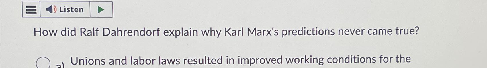 What if Marx’s predictions came true?