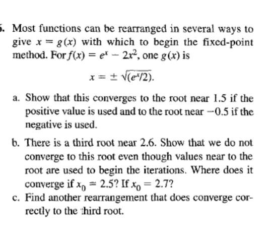 Solved 5. Most functions can be rearranged in several ways | Chegg.com