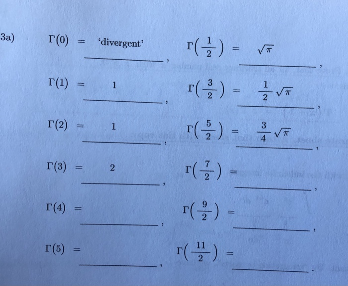 Problem Using Euler's Gamma Solved (3) Define the Euler's Gamma function r(r) as | Chegg.com