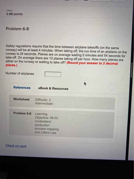 Solved value 5.88 points Problem 68 Safety regulations