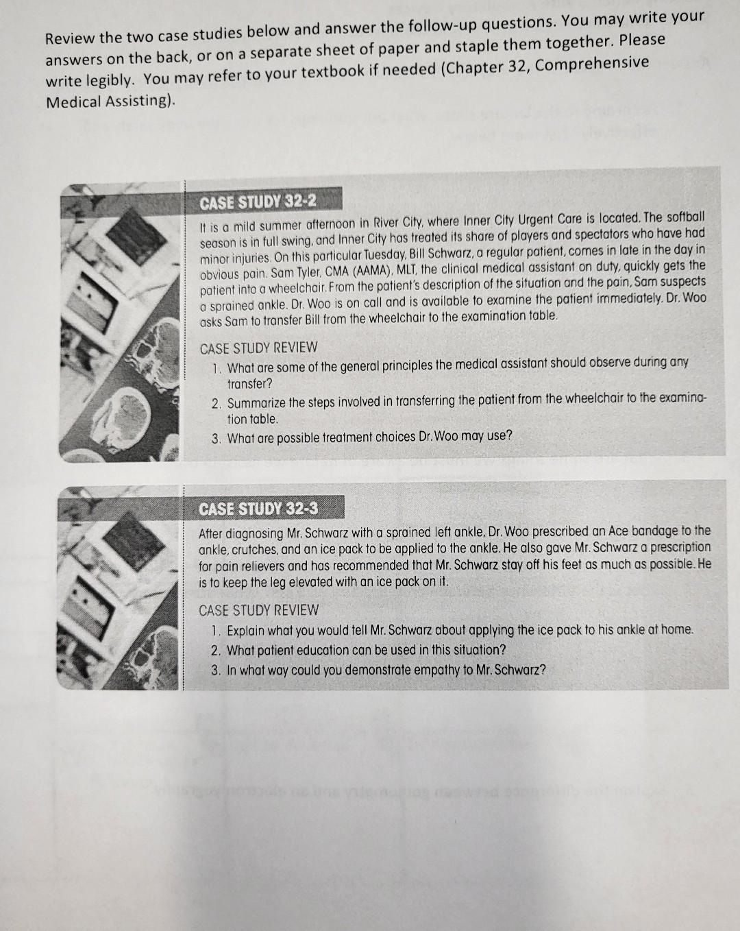 Solved Review The Two Case Studies Below And Answer The | Chegg.com