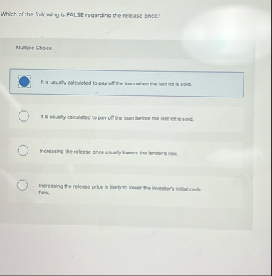 Solved Which of the following is FALSE regarding the release | Chegg.com