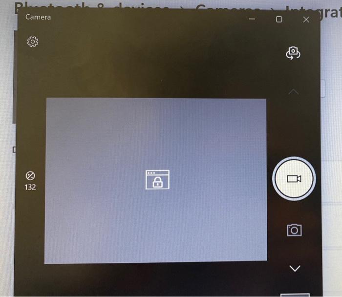 Solved hello, why i can't use my integrated camera? what are | Chegg.com