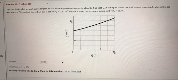 Solved Chapter 19, Problem 015 Suppose 0.80 mol of an ideal | Chegg.com