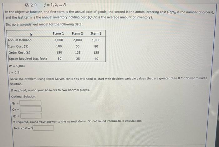 Solved Economic Order Quantity (EOQ) Model Is A Classical | Chegg.com