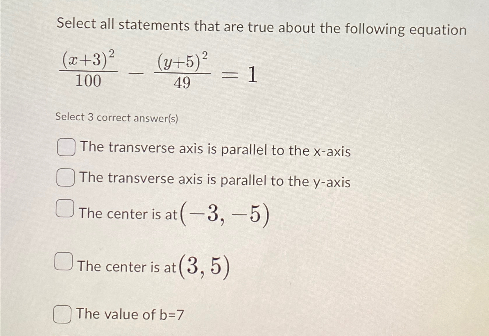 Solved Select All Statements That Are True About The | Chegg.com