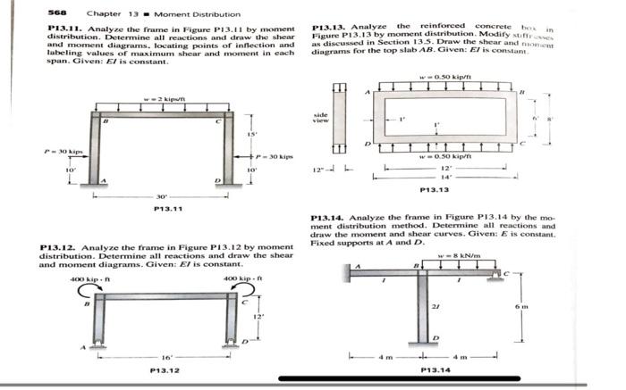 Solved The frame shown below is fixed at A and D and pinned | Chegg.com