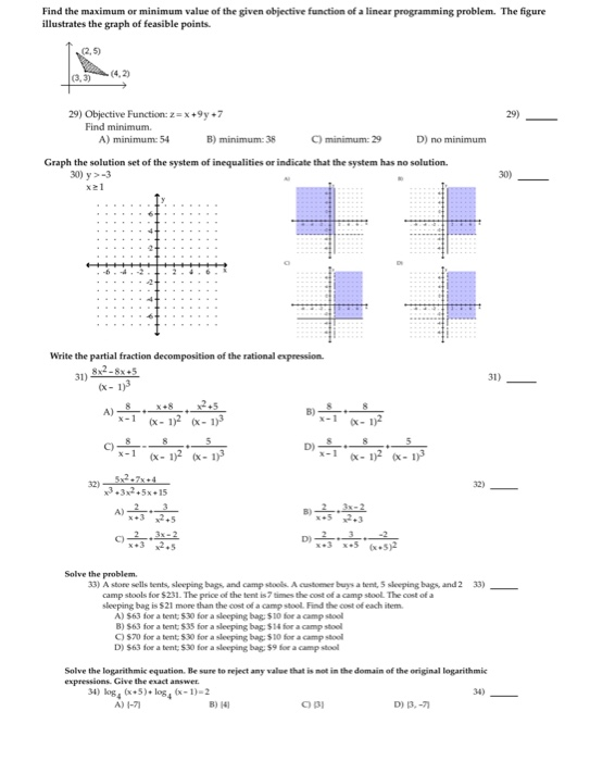 Solved Find the maximum or minimum value of the given | Chegg.com