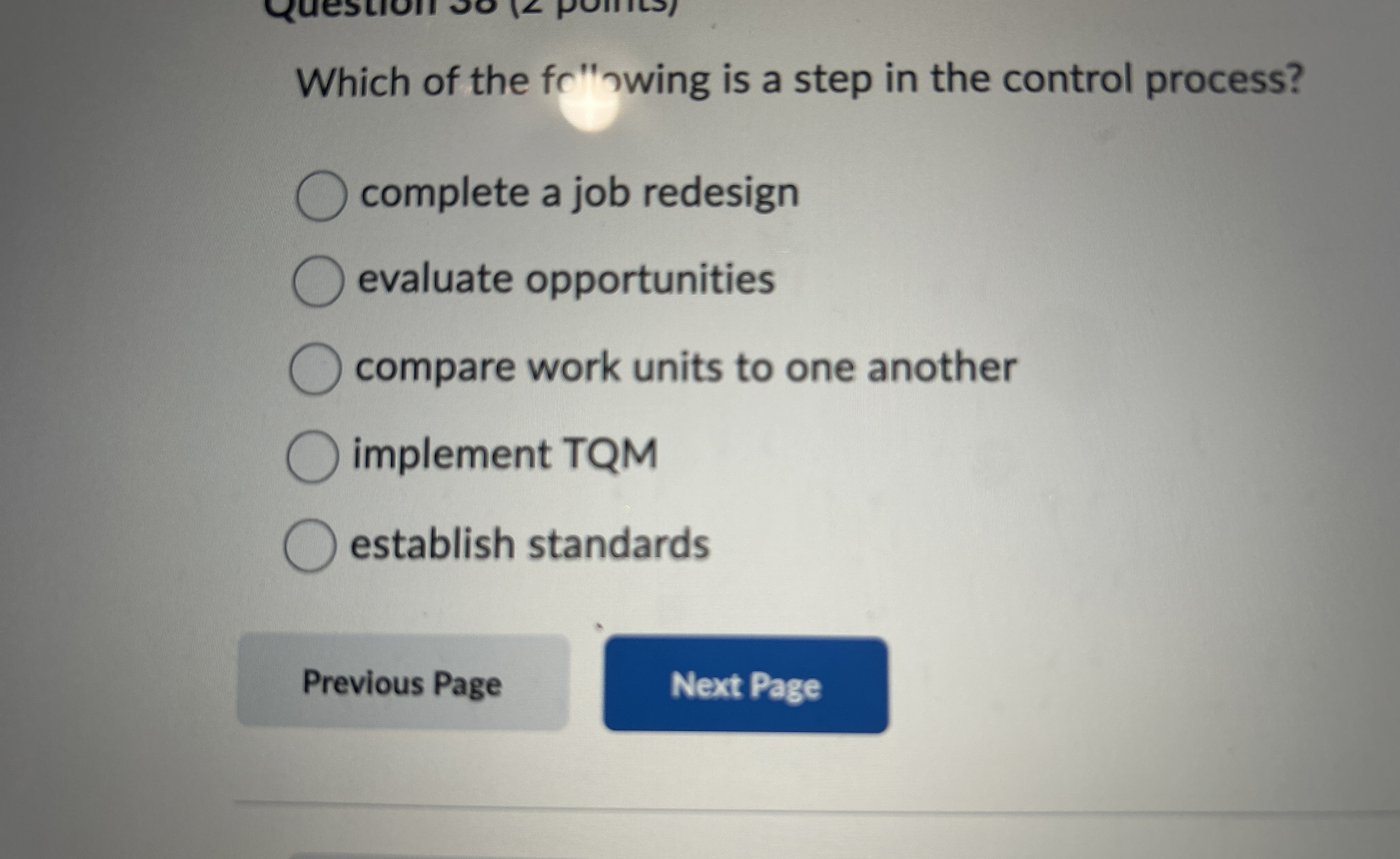 Solved Which of the fc "नwing is a step in the control | Chegg.com