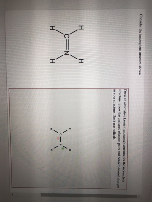 Solved Consider the structure shown. Draw an