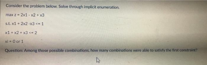 Solved Consider the problem below. Solve through implicit | Chegg.com