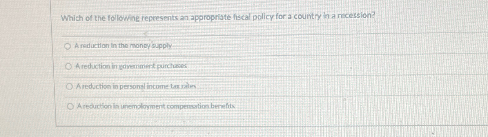 Solved Which of the following represents an appropriate | Chegg.com