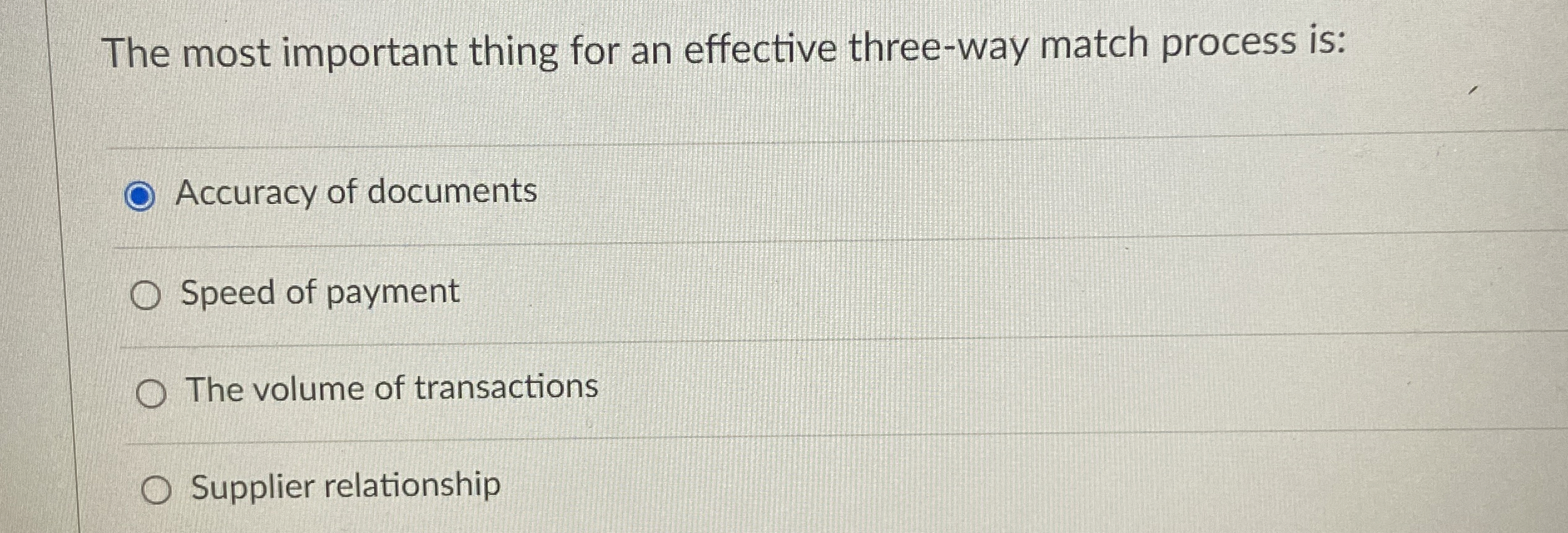 Solved The most important thing for an effective three-way | Chegg.com