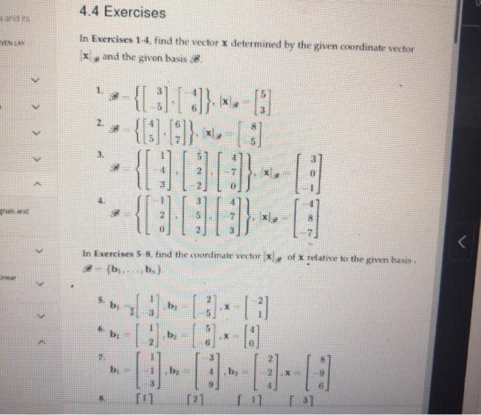Solved 3. On Exercises 4.4 a. Problem 2 b. Problem 4 c. | Chegg.com