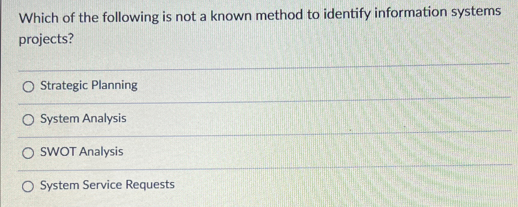 Solved Which of the following is not a known method to | Chegg.com