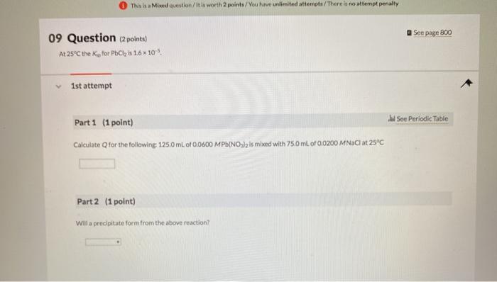 Solved This is a Mixed question/it is worth 2 points/Voulwe | Chegg.com
