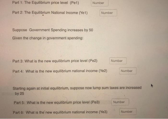Solved Using the information below answer the following | Chegg.com