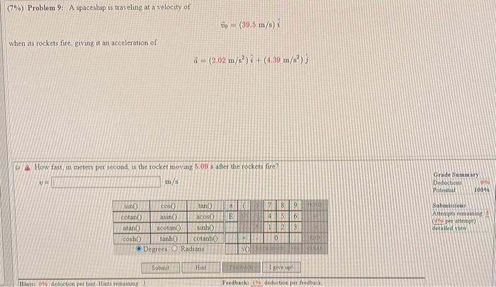 Solved (7\%) Problem S: In a time of 3.27 h, a bird flies a | Chegg.com