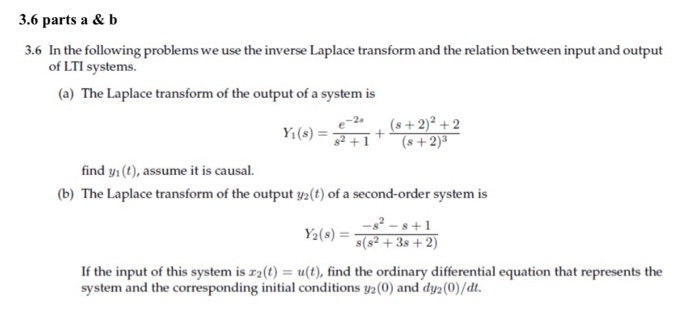 Solved 3 6 Parts A B 3 6 In The Following Problems We U Chegg Com