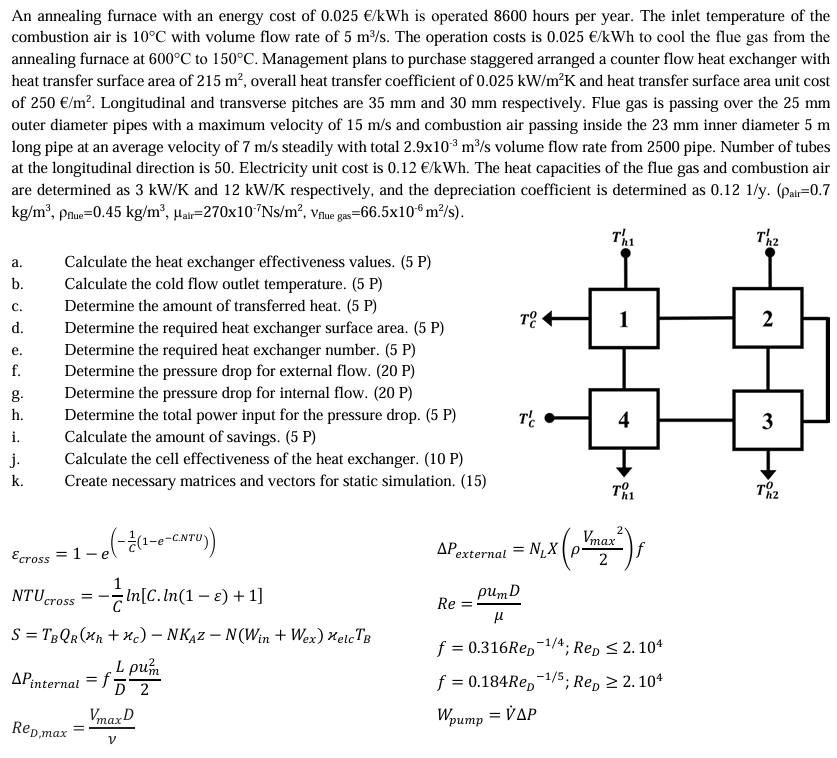 Solved can you determine total power input for pressure drop | Chegg.com