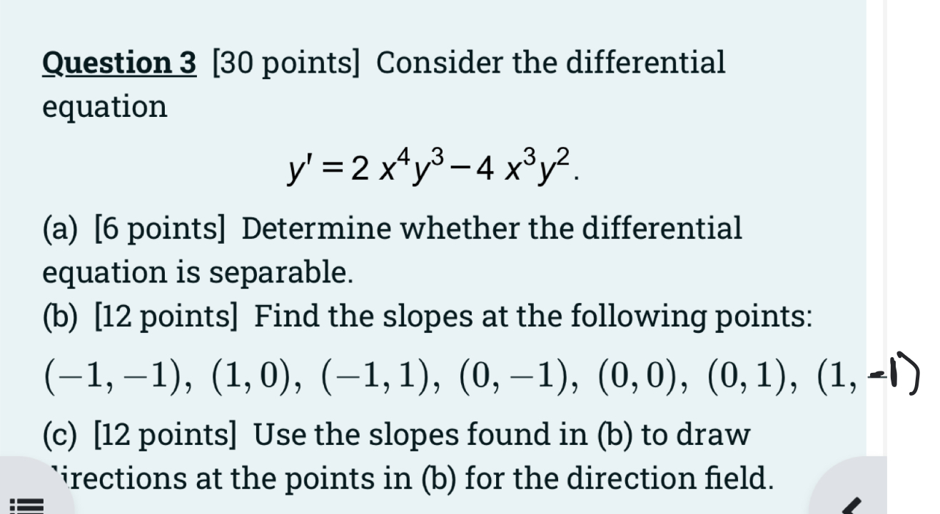 Solved Question 3 [30 ﻿points] ﻿Consider the | Chegg.com