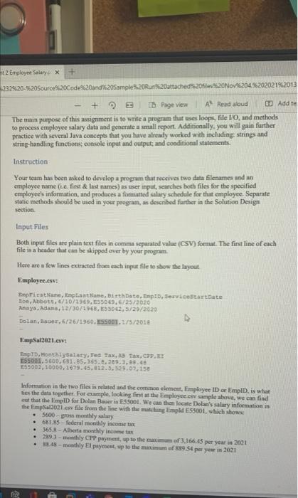 it 2 Employee Salary x 232%20-%20501 ce%20Code | Chegg.com