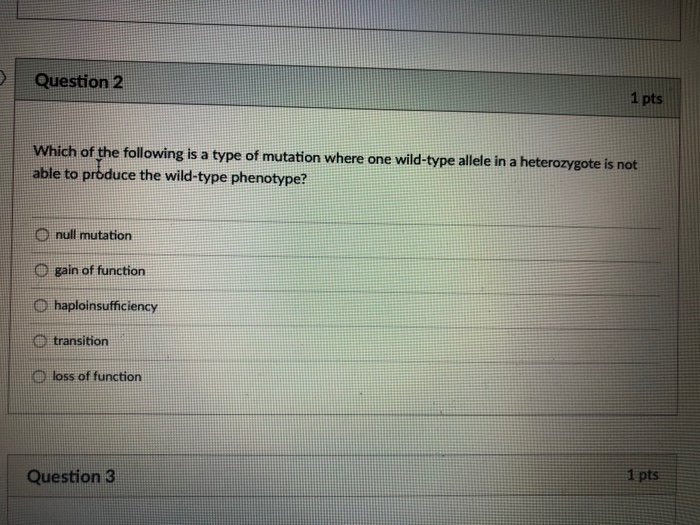 Solved Question 2 1 pts Which of the following is a type of | Chegg.com
