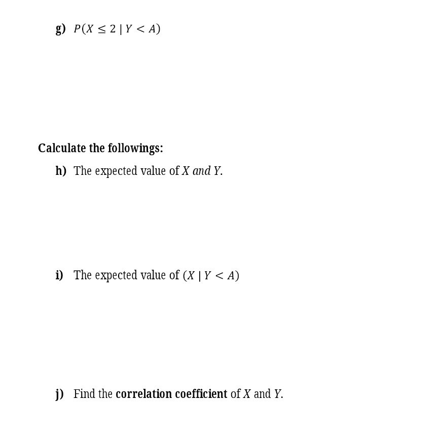 Solved Calculate the parameters of your individual | Chegg.com