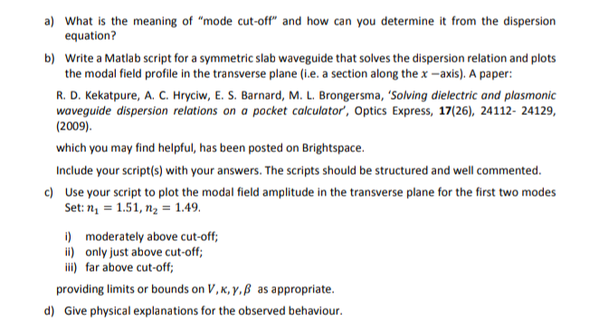 4 Tan Xd Tan Kd This Question Concerns Th Chegg Com