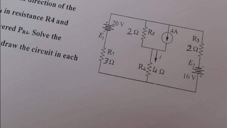 Solved tion of the in resistance R4 and ered PR4. Solve the | Chegg.com